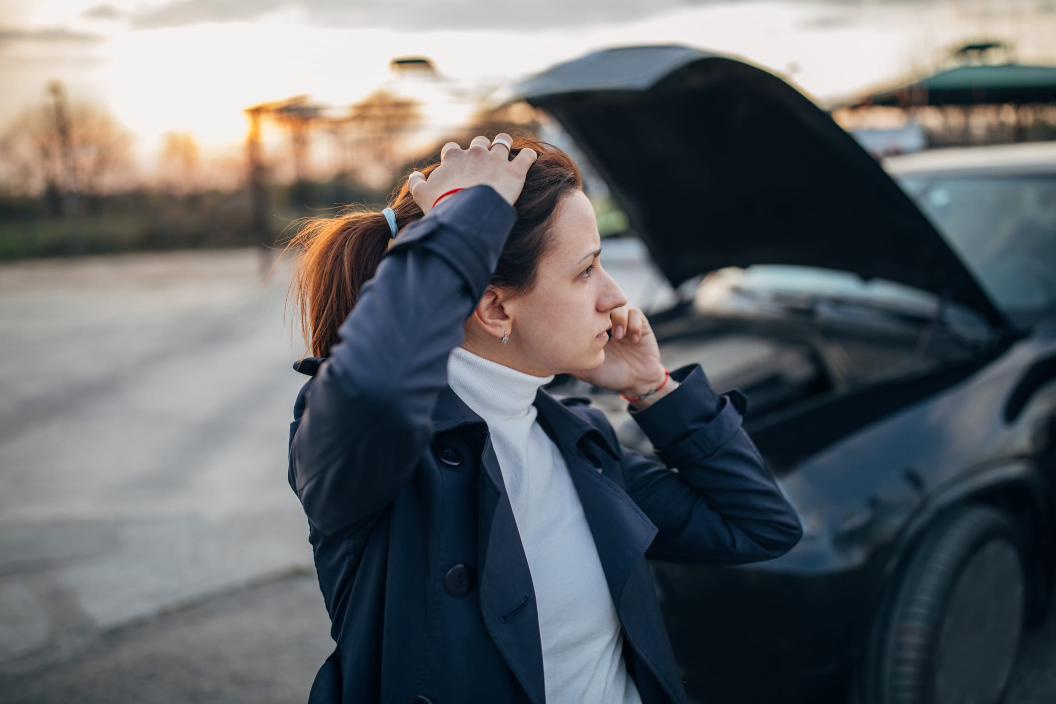 breakdown on a motorway